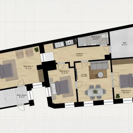 Apartman Sanders Downtown Koppenhága